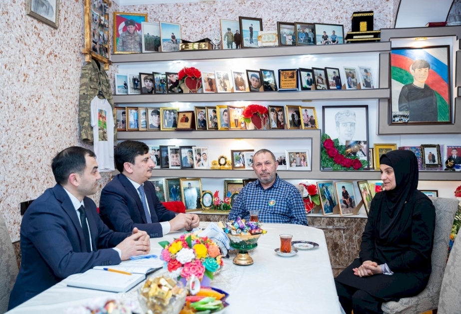 Посещена семья шехида Амира Кязимова