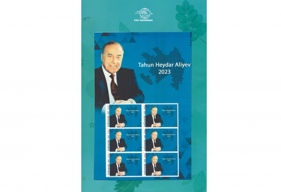 İndoneziyada Ulu Öndərin 100 illiyinə həsr olunan poçt markaları buraxılıb