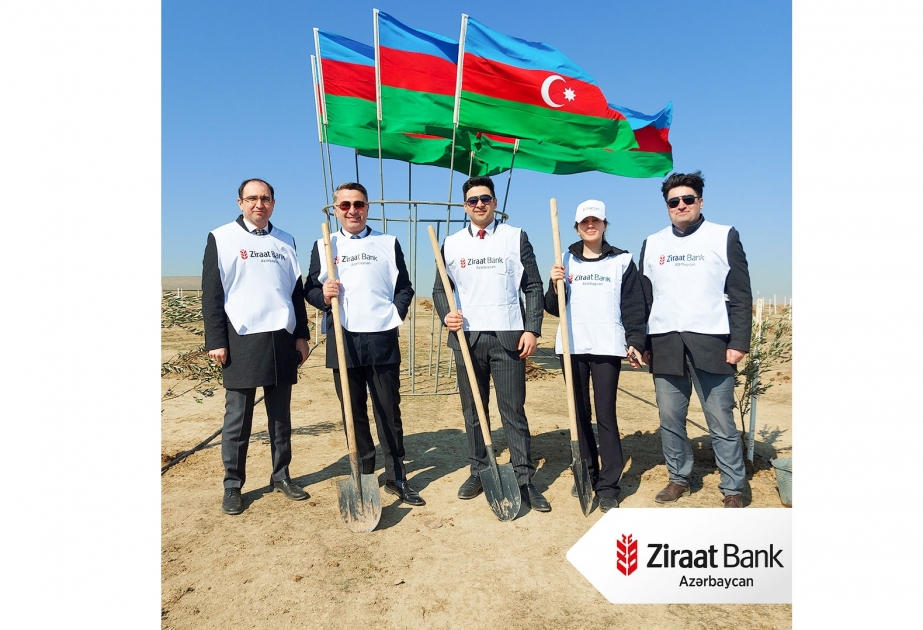 ®  “Ziraat Bank Azərbaycan”dan Ümummilli Liderin anadan olmasının 100-cü ildönümü münasibətilə ağacəkmə aksiyasına dəstək!