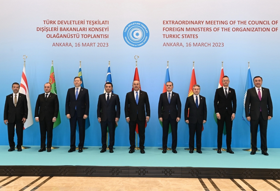 Azerbaijani FM addresses Extraordinary Meeting of OTS Council of Foreign Ministers