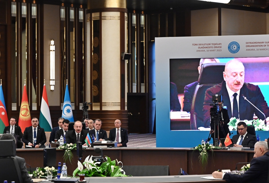 رئيس أذربيجان: أذربيجان وتركيا ستبقيان واقفتين الى جانب بعضهما بعضا