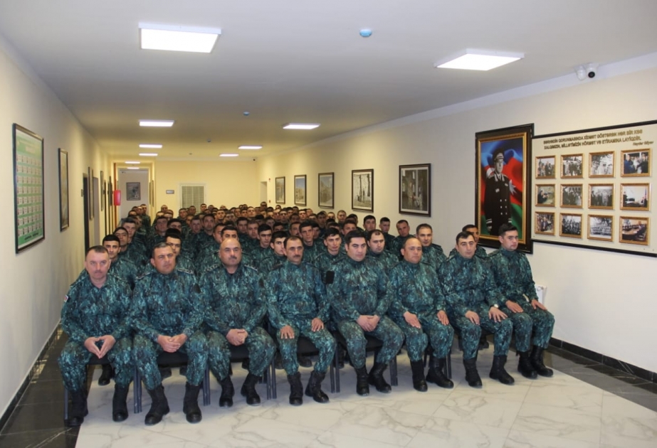 Sərhəd Qoşunlarının Qubadlı və Zaqatalada yerləşən hərbi hissələrində şəxsi heyətlə görüşlər olub