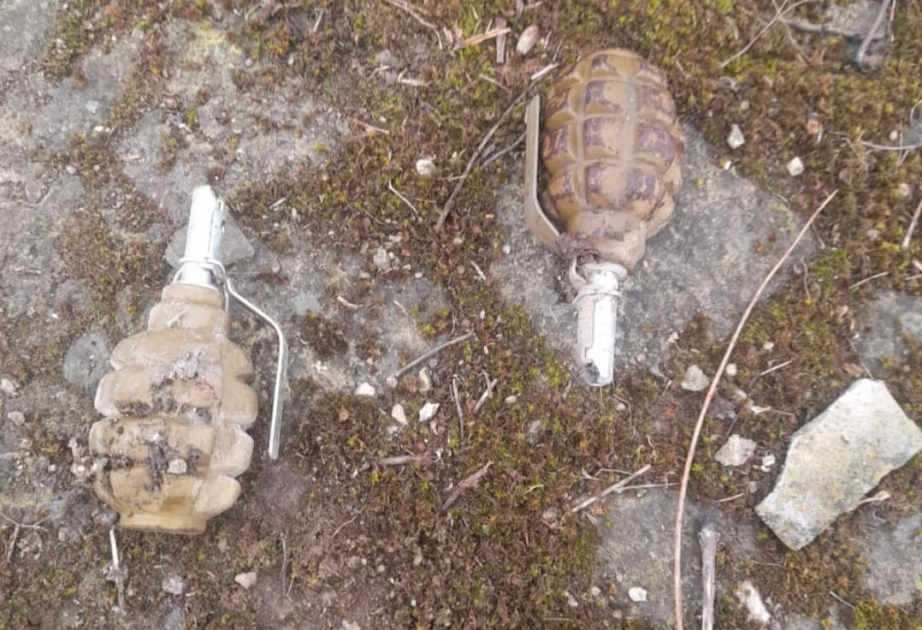 Se encuentran granadas de mano en el distrito de Lachin


