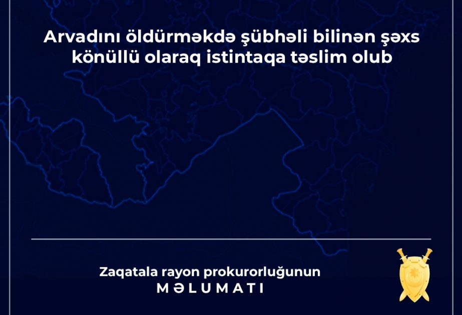 Zaqatalada keçmiş arvadını güllələyən kişi istintaqa könüllü təslim olub