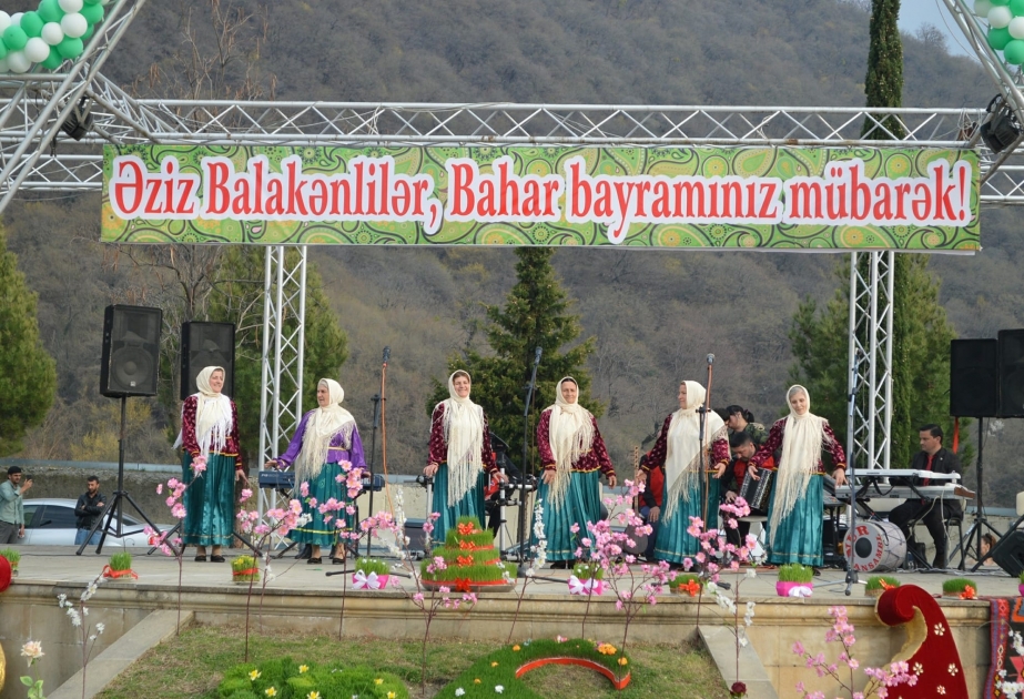 Baharın gəlişi Balakəndə bayram əhvali-ruhiyyəsi ilə qeyd olunub