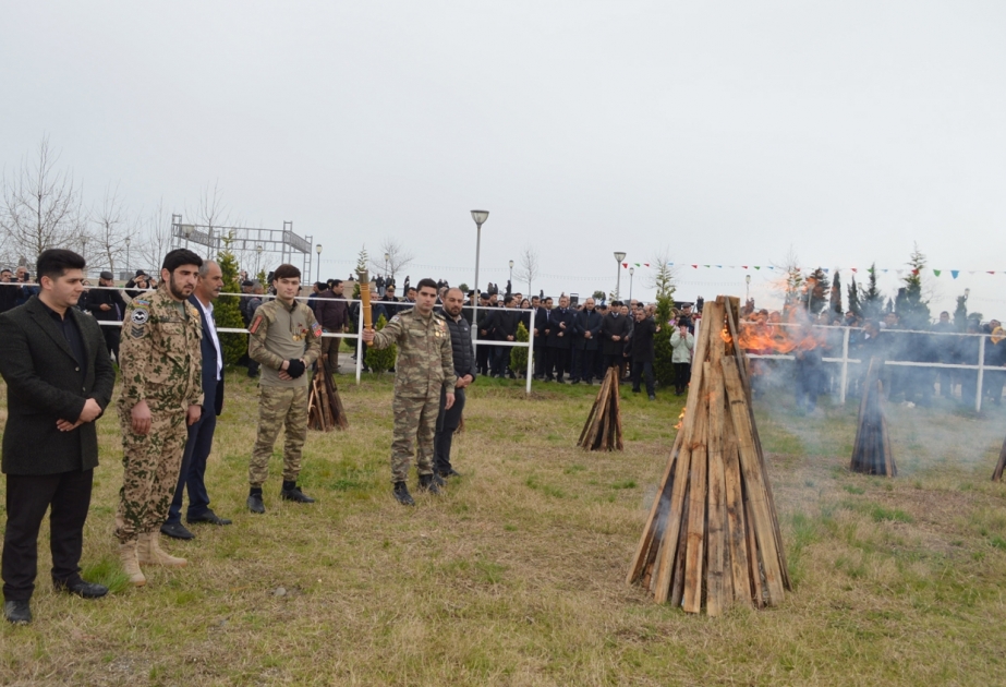 Astarada Novruz tonqalı alovlandırılıb