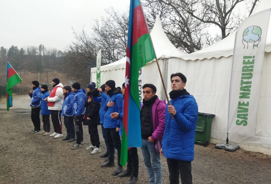 Seit 97 Tagen wird auf der Latschin Straße gegen illegale Ausbeutung von Mineralvorkommen in Karabach protestiert