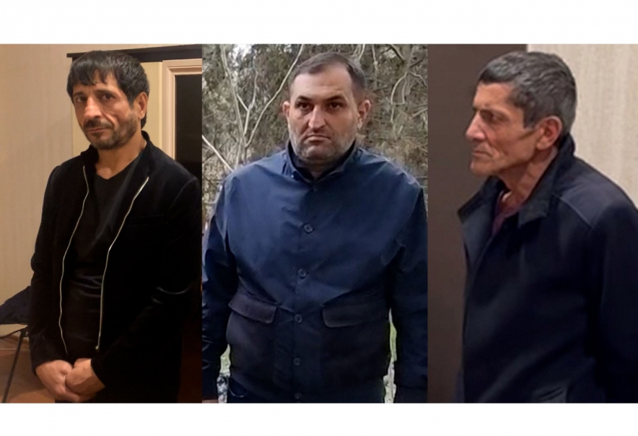 Nizami rayonunda silahlı şəxslər saxlanılıblar: 2 ədəd “Kalaşnikov” və 1 ədəd tapança götürülüb VİDEO