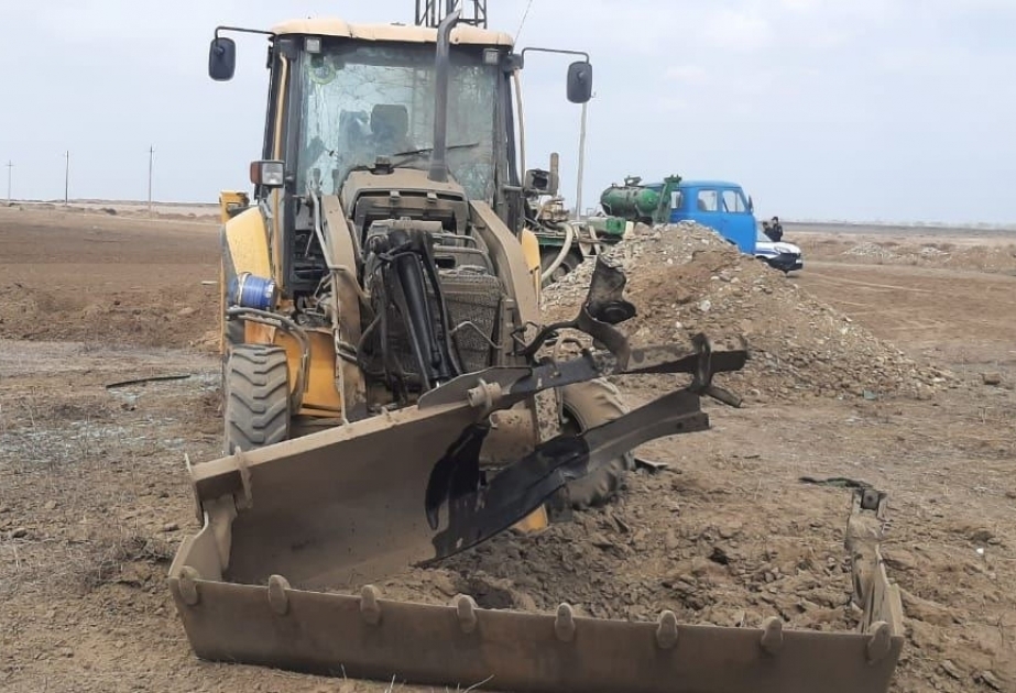 Una excavadora explotó en una mina en Aghdam