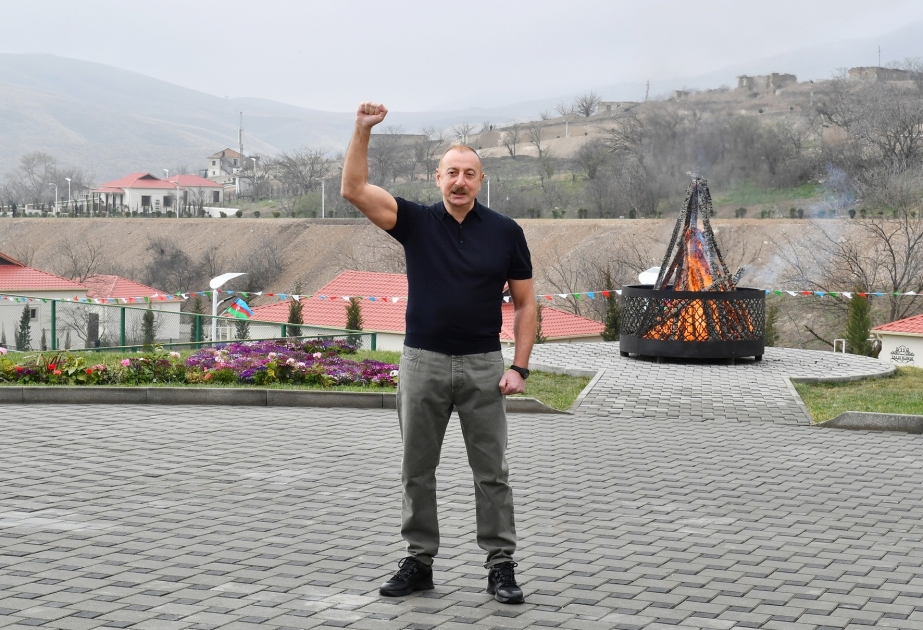 الرئيس الأذربيجاني: لا ينس أحدٌ نتائج حرب قراباغ الثانية