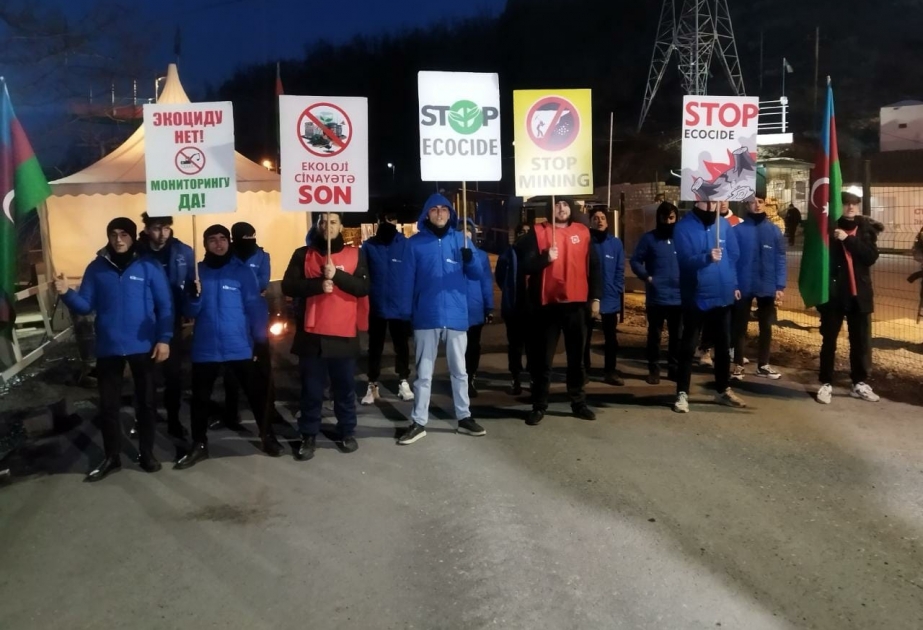 Laçın-Xankəndi yolunda ekoaksiyanın 99-cu günü bayram əhvali-ruhiyyəli olub