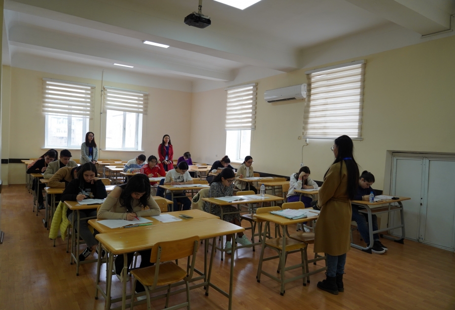 阿塞拜疆语言大学孔子学院成功举办2023年首场HSK及HSKK考试联考

