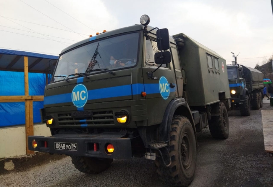 Lachin-Khankendi road: Four more vehicles of Russian peacekeepers moved freely through protest area