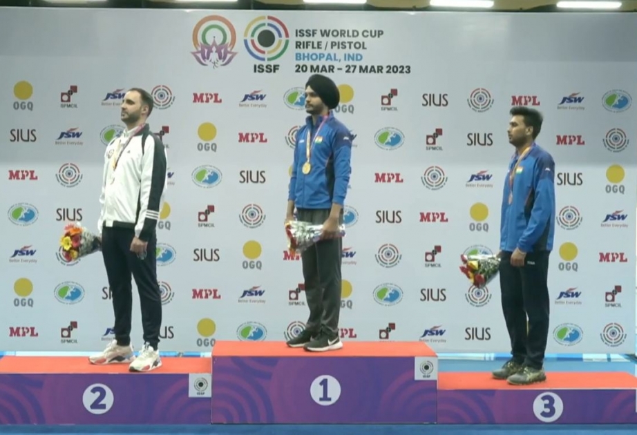 Azərbaycan atıcısı Ruslan Lunev Hindistanda gümüş medal qazanıb