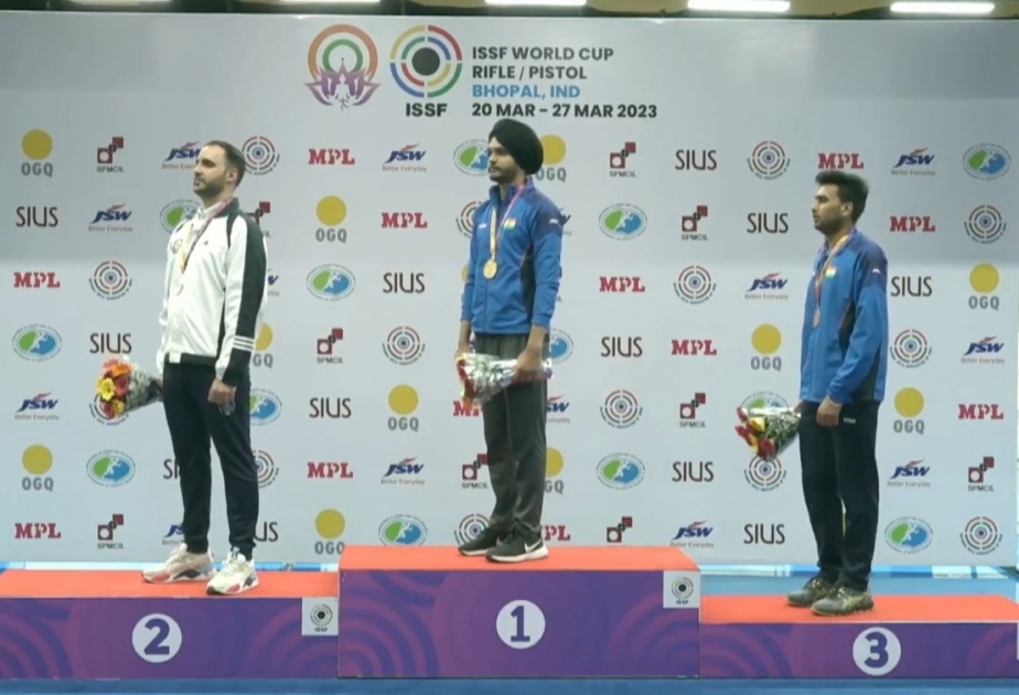 Schießsport: Ruslan Lunyov holt Silber beim Weltcup in Indien