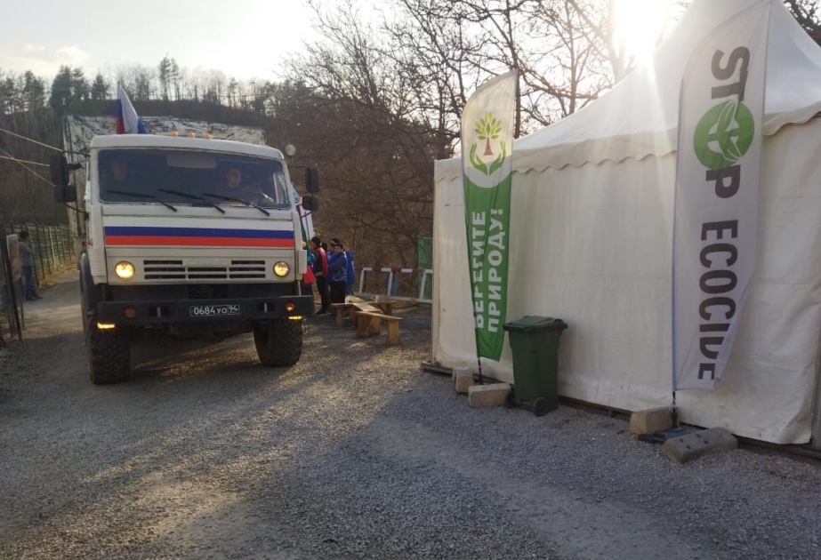 Laçın-Xankəndi yolu humanitar məqsədlərlə istifadə olunan avtomobillər üçün açıqdır