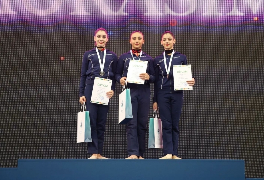Se determinaron las primeras ganadoras del 28º Campeonato de Azerbaiyán de Gimnasia Rítmica