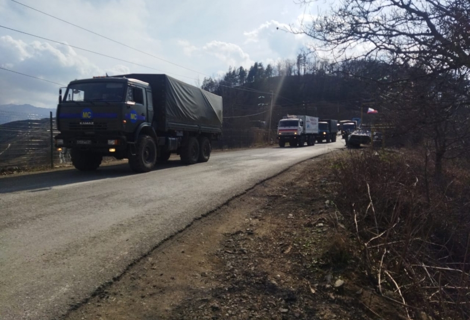 Sülhməramlıların avtomobil karvanının aksiya ərazisindən sərbəst keçidi təmin olunub