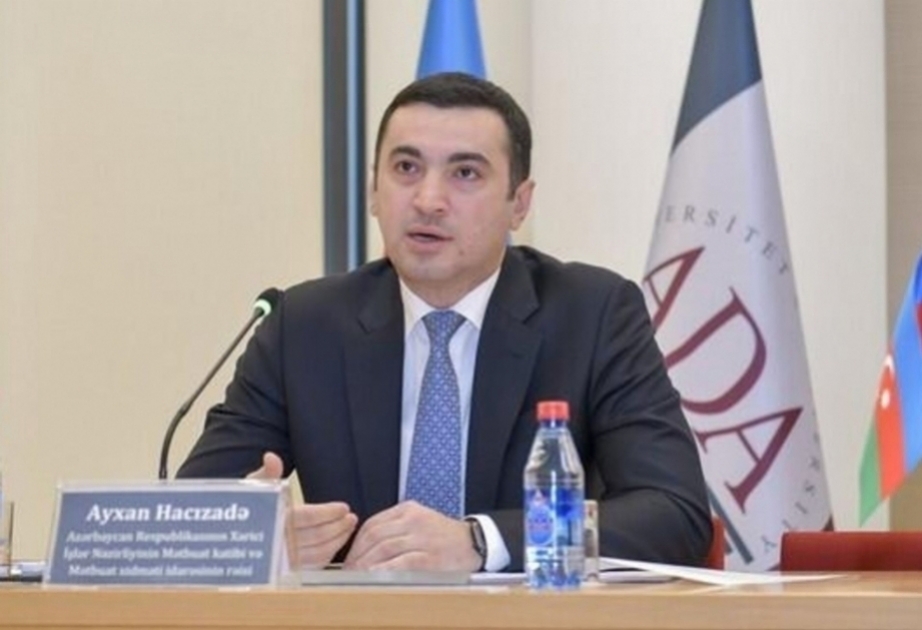 Aykhan Hajizada: Armenian side forms a false opinion among the public