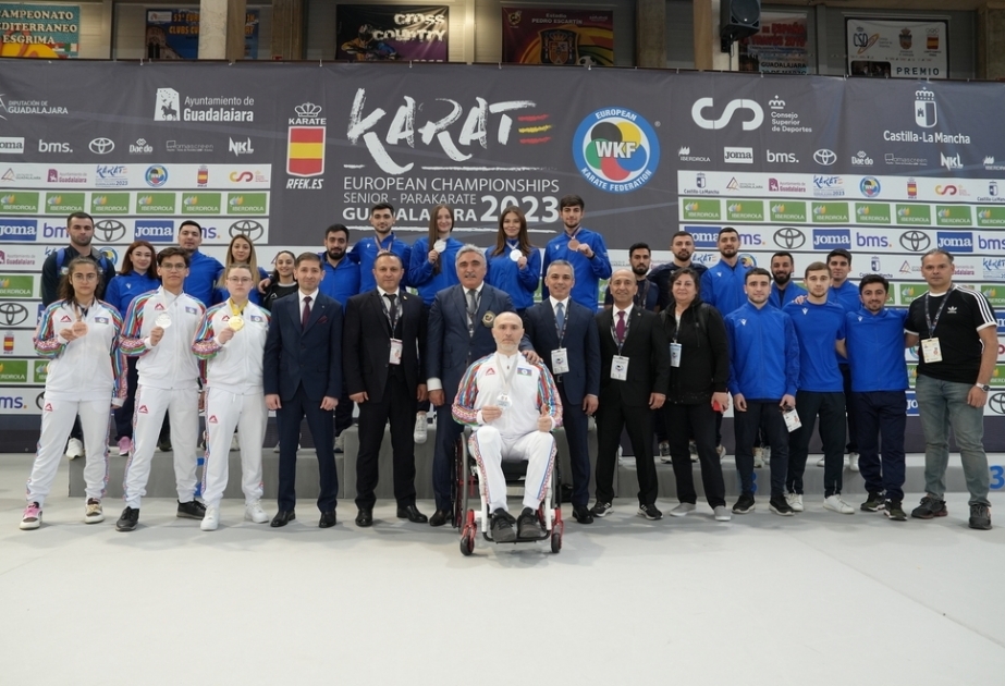 Azerbaijani karate fighters take eight medals at 2023 EKF Senior Championships