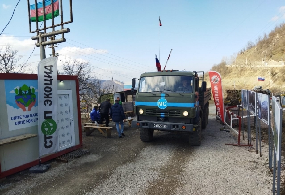 Созданы условия для проезда очередных автомобилей миротворцев по территории проведения акции