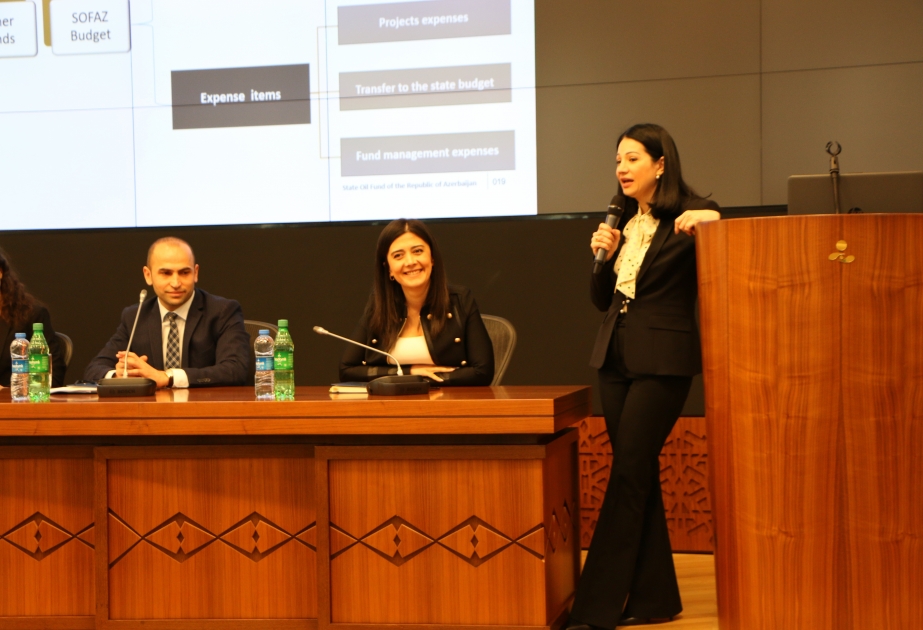 Universitetlərlə iş birliyi çərçivəsində Dövlət Neft Fondunun yekun infosessiyası reallaşıb