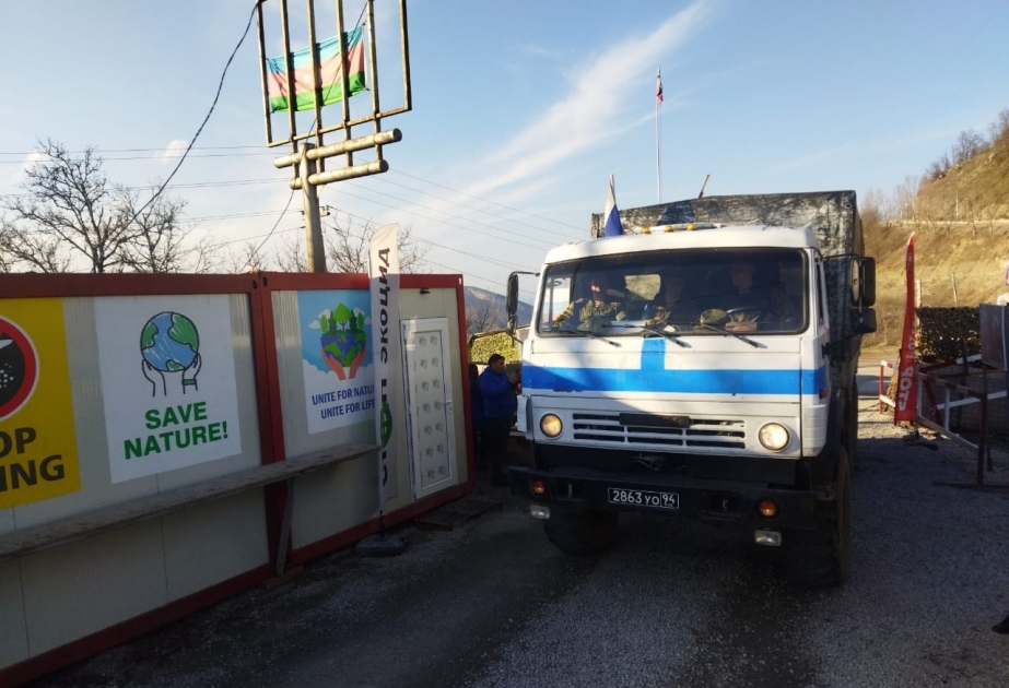 Laçın-Xankəndi yolu: Ötən gün ərzində 102 avtomobilin sərbəst hərəkəti təmin edilib