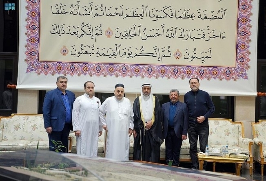 Chairman of Caucasus Muslims Office visits King Fahd Complex for Printing of Holy Qur'an

