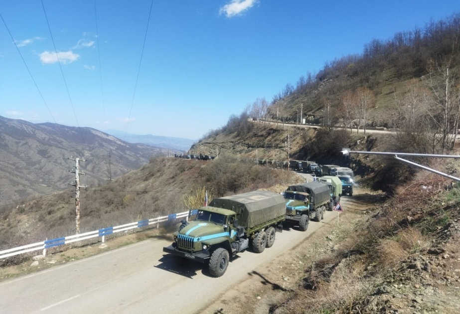 Convoy of Russian peacekeepers proceeds unhindered through protest area