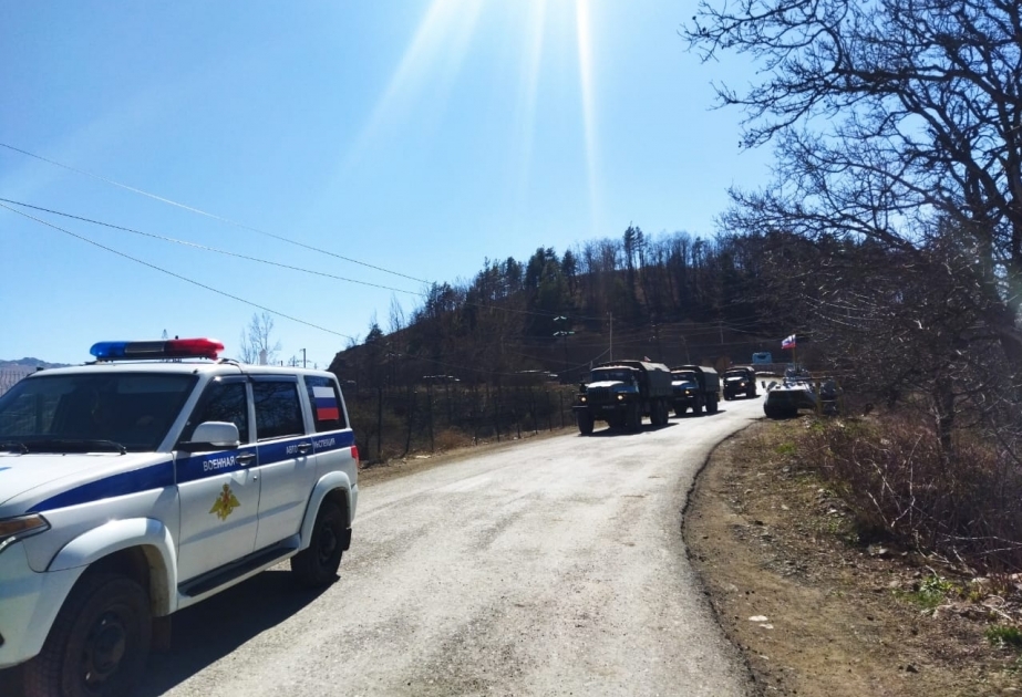 Convoy of Russian peacekeepers proceeds unhindered through protest area