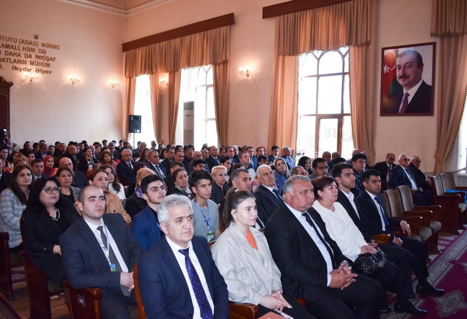 ADAU-da Ümummilli Liderin 100 illik yubileyinə həsr olunan respublika elmi-praktik konfransı keçirilib