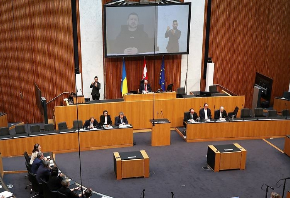 Ukrayna Prezidenti videomüraciətində Avstriya xalqına təşəkkür edib