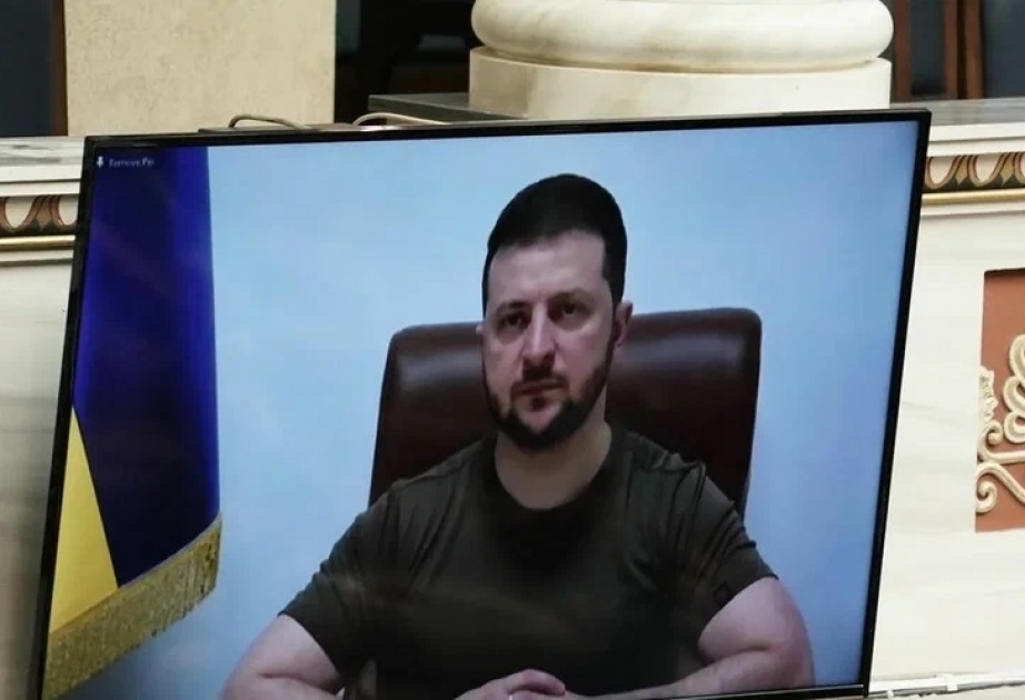 Avstriya müxalifəti Zelenskinin müraciətinə etiraz olaraq parlamenti tərk edib