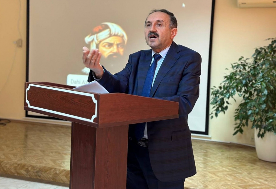 Nizami Gəncəvinin milli kimliyi öz əsərlərində - elmi mühazirə