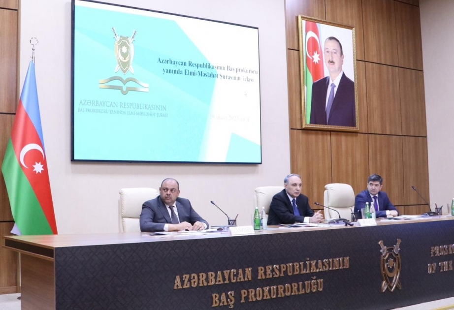 Baş prokuror yanında Elmi-Məsləhət Şurasının növbəti iclası keçirilib