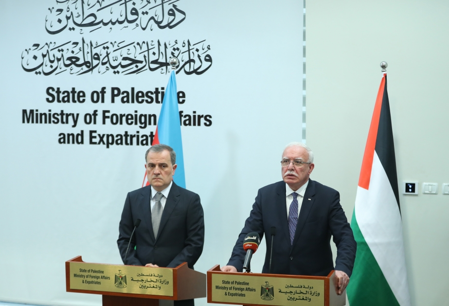 Canciller palestino:”Apreciamos altamente el apoyo de Azerbaiyán a Palestina en sus esfuerzos de liberación”