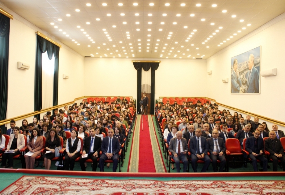 Mingəçevirdə “Ümummilli Lider: tarix yaradan Heydər Əliyev nümunəsi” adlı elmi-praktik konfrans keçirilib