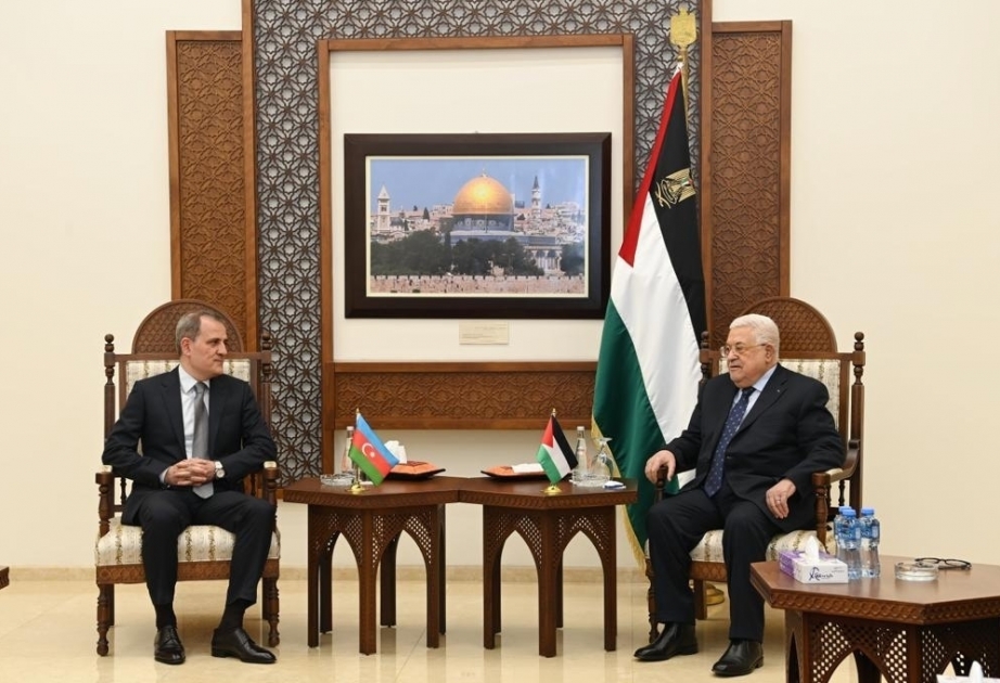 Le chef de la diplomatie azerbaïdjanaise reçu par le président palestinien