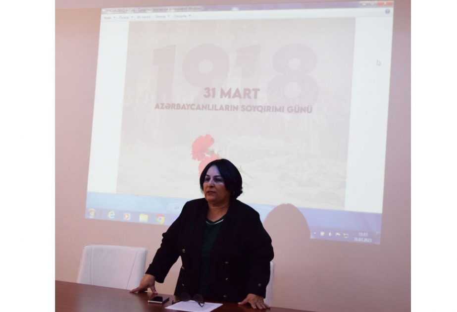 Botanika İnstitutunda 31 Mart soyqırımı qurbanlarının xatirəsi anılıb