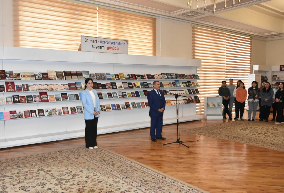 Milli Kitabxanada tədbir - “31 Mart soyqırımını unutmadıq”