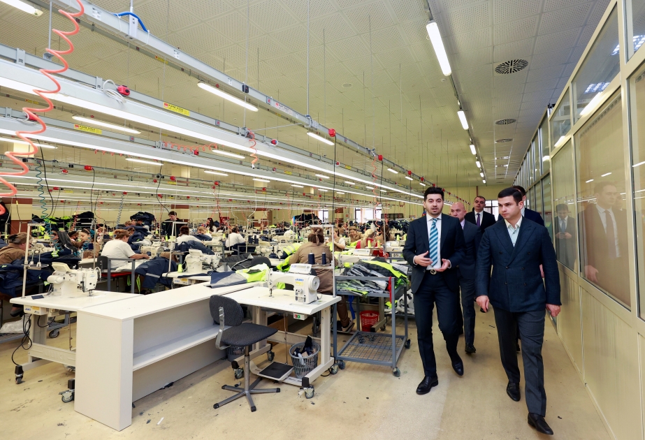Tekstil fabrikinin ixrac imkanları barədə fikir mübadiləsi aparılıb