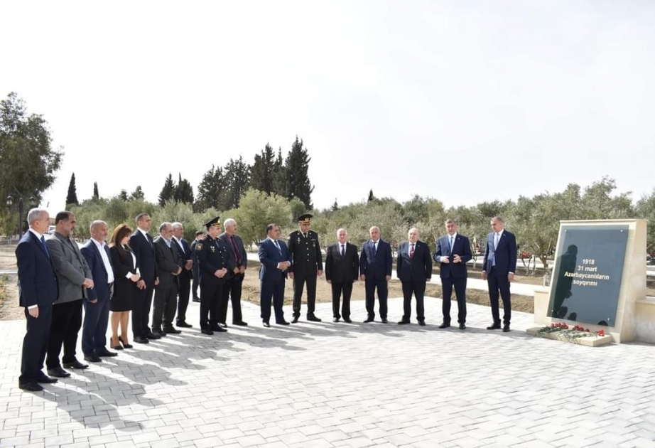 Şirvanda 31 Mart soyqırımı qurbanlarının xatirəsi anılıb