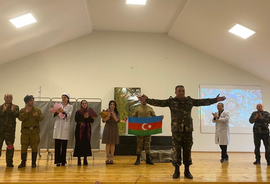 Sumqayıt teatrının “Missiya” tamaşası Dövlət Sərhəd Xidməti Akademiyasında nümayiş olunub