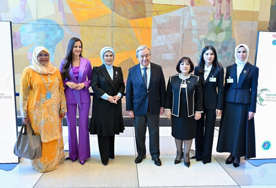 Председатель Милли Меджлиса Азербайджана посетила в штаб-квартире ООН уголок памяти жертв землетрясения в Турции