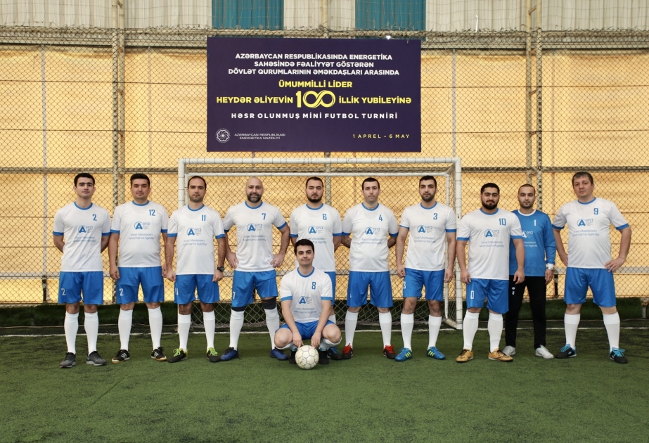 Energetika Nazirliyi tərəfindən Ümummilli Lider Heydər Əliyevin 100 illik yubileyinə həsr olunmuş minifutbol turniri keçirilir