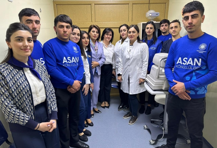 Sumqayıt şəhəri 1 saylı “ASAN xidmət” mərkəzində keçirilən oftalmoloji aksiya zamanı 104 nəfər müayinə olunub