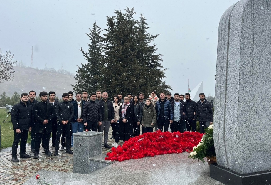 AzMİU-nun tələbələri Quba Soyqırımı Memorial Kompleksini ziyarət ediblər
