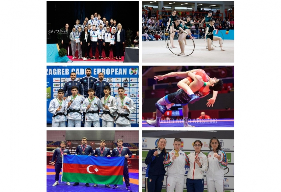 Azərbaycan idmançıları martda beynəlxalq yarışlarda 70-dək medal qazanıblar
