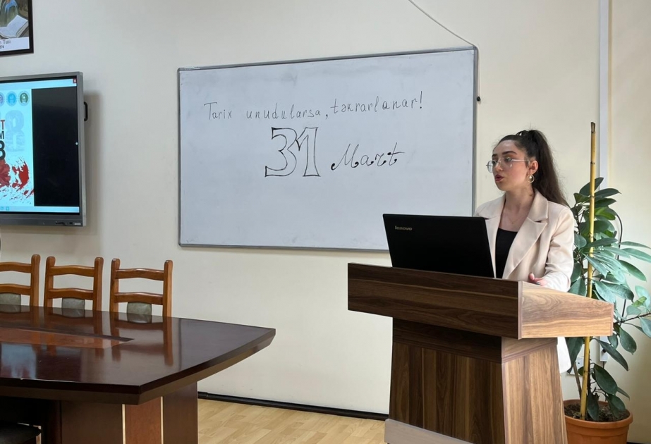 BDU-da tədbir: XX əsrin qanlı səhifəsi