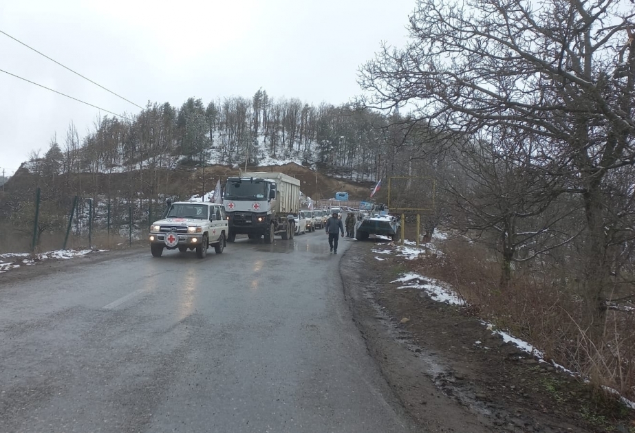 Eight ICRC vehicles pass freely through protest area VIDEO